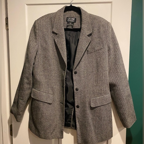 Levine Classics Vintage Herringbone Blazer - Picture 1 of 5